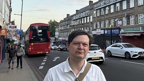 Alex Davies on Streatham High Rd