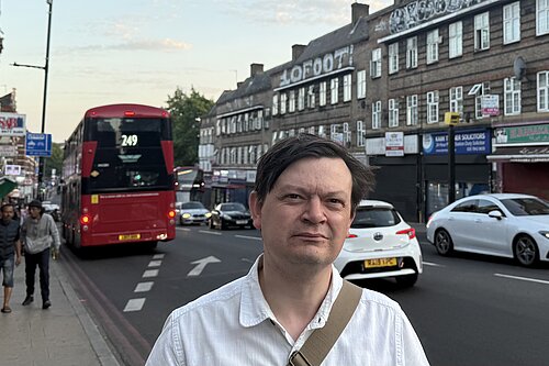 Alex Davies on Streatham High Rd
